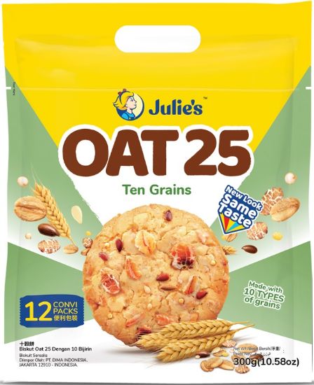 Picture of Julie Oat25 - Ten Grains 12 x 25g (300g)