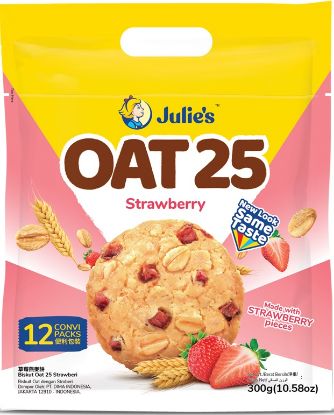 Picture of Julie Oat25 - Strawberry 12 x 25g (300g)