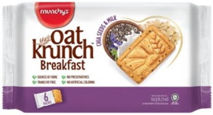 Picture of Munchy Oat Krunch - Chia Seed & Milk 6 x 32g(192g)