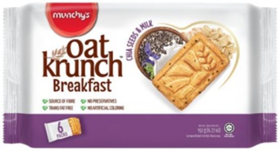 Picture of Munchy Oat Krunch - Chia Seed & Milk 6 x 32g(192g)