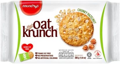 Picture of Munchy Oat Krunch - Chunky Hazelnut 8 x 26g(208g)