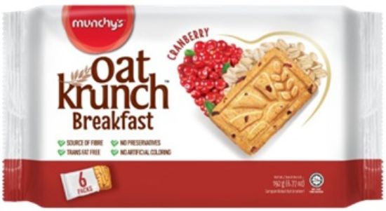Picture of Munchy Oat Krunch - Cranberry 6 x 32g)192g)