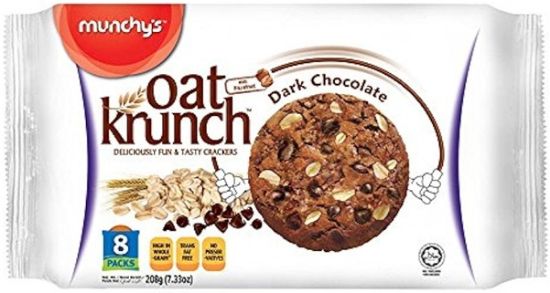 Picture of Munchy Oat Krunch - Dark Chocolate 8 x 26g(208g)