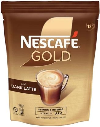 Picture of Nescafe Instant - Gold Dark Latte 12 x 34g