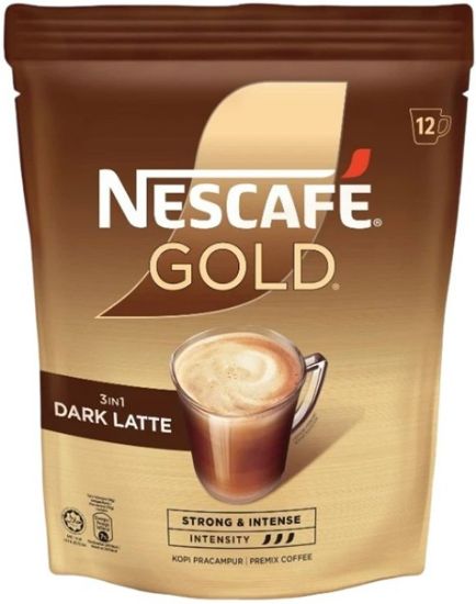Picture of Nescafe Instant - Gold Dark Latte 12 x 34g