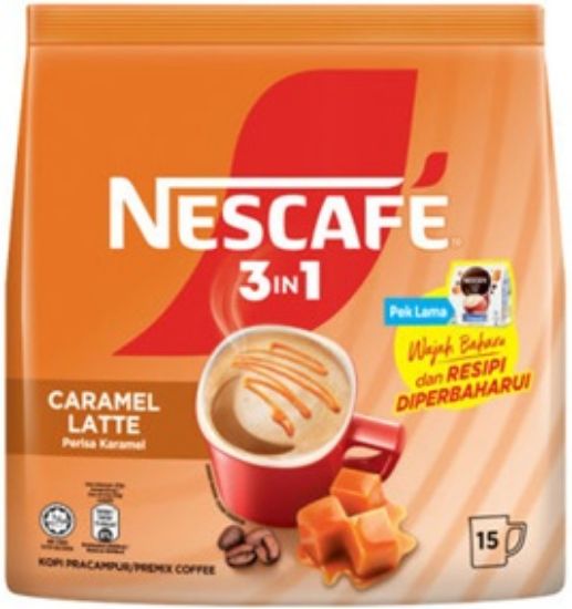 Picture of Nescafe Instant - Latte Caramel 15 x 23g