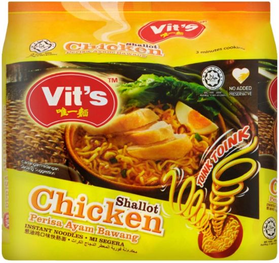 Picture of Vit Instant Noodle - Shallot Chicken 5 x 78g