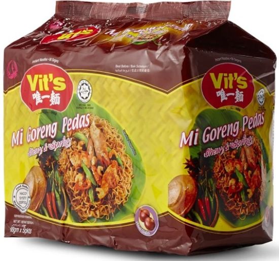 Picture of Vit Instant Noodle - Mi Goreng Spicy 5 x 88g