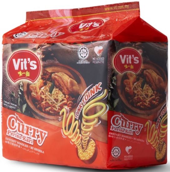 Picture of Vit Instant Noodle - Curry 5 x 78g