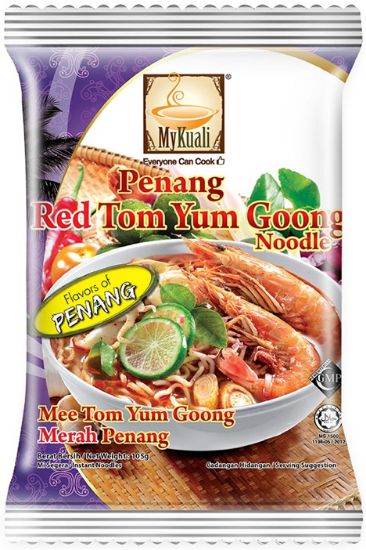 Picture of Mykuali Noodle - Penang Red Tom Yam Goong 105g