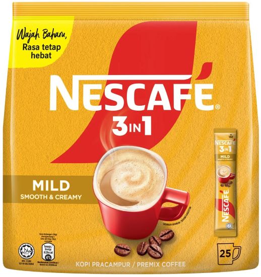 Picture of Nescafe 3In1 Premix Mild 25 x 18g