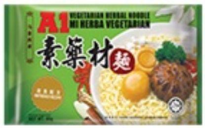 Picture of A1 Noodle Instant - Noodle Vegetarian Herbal 90g