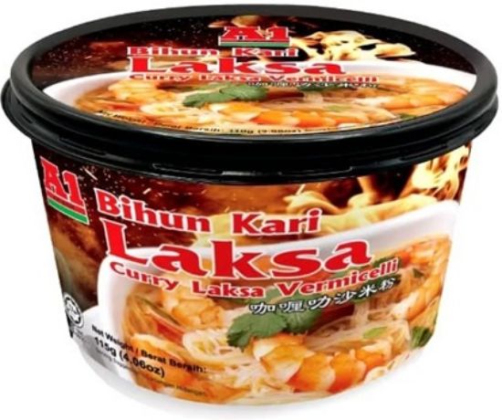 Picture of A1 Cup Rice Vermicelli - Curry Laksa 115g
