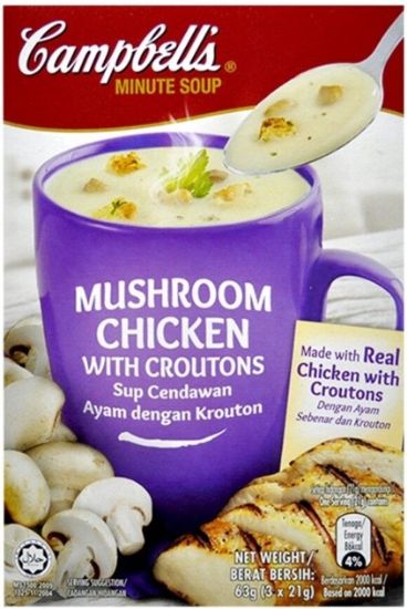 Picture of Campbell's Packet Mushroom Chicken With Croutons 3 x 21g